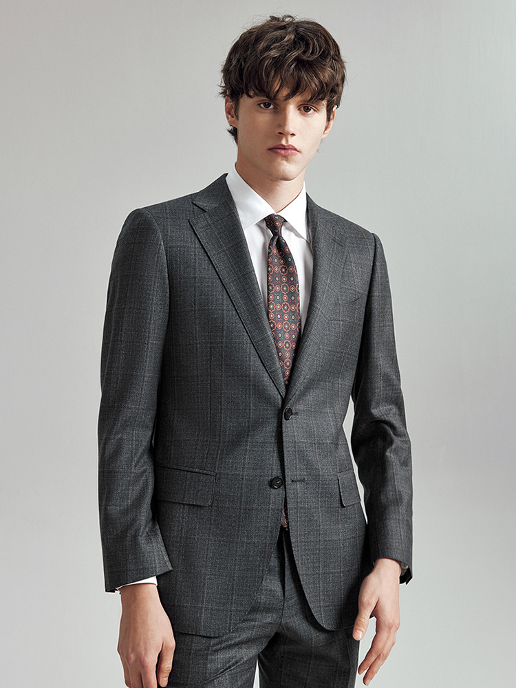 Men Formal Wear Fashion - 100% ternos de lã para homens