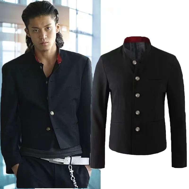 Men Formal Wear Vest - Filme japonês novas corvos zero takiya