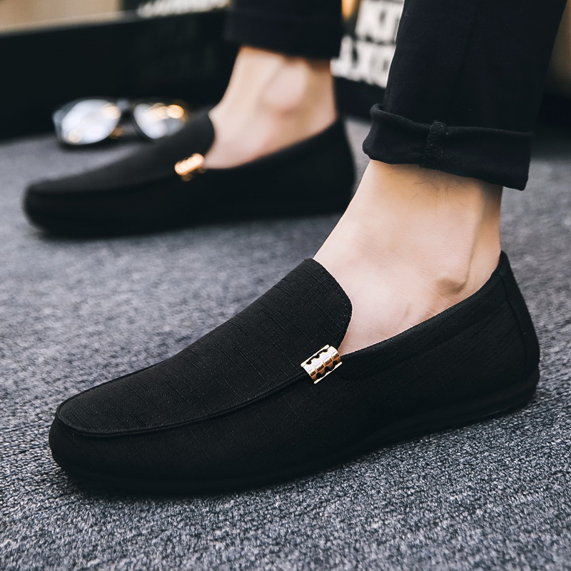 Men Formal Wear Fashion - Homens sapatos casuais lona deslizamento em
