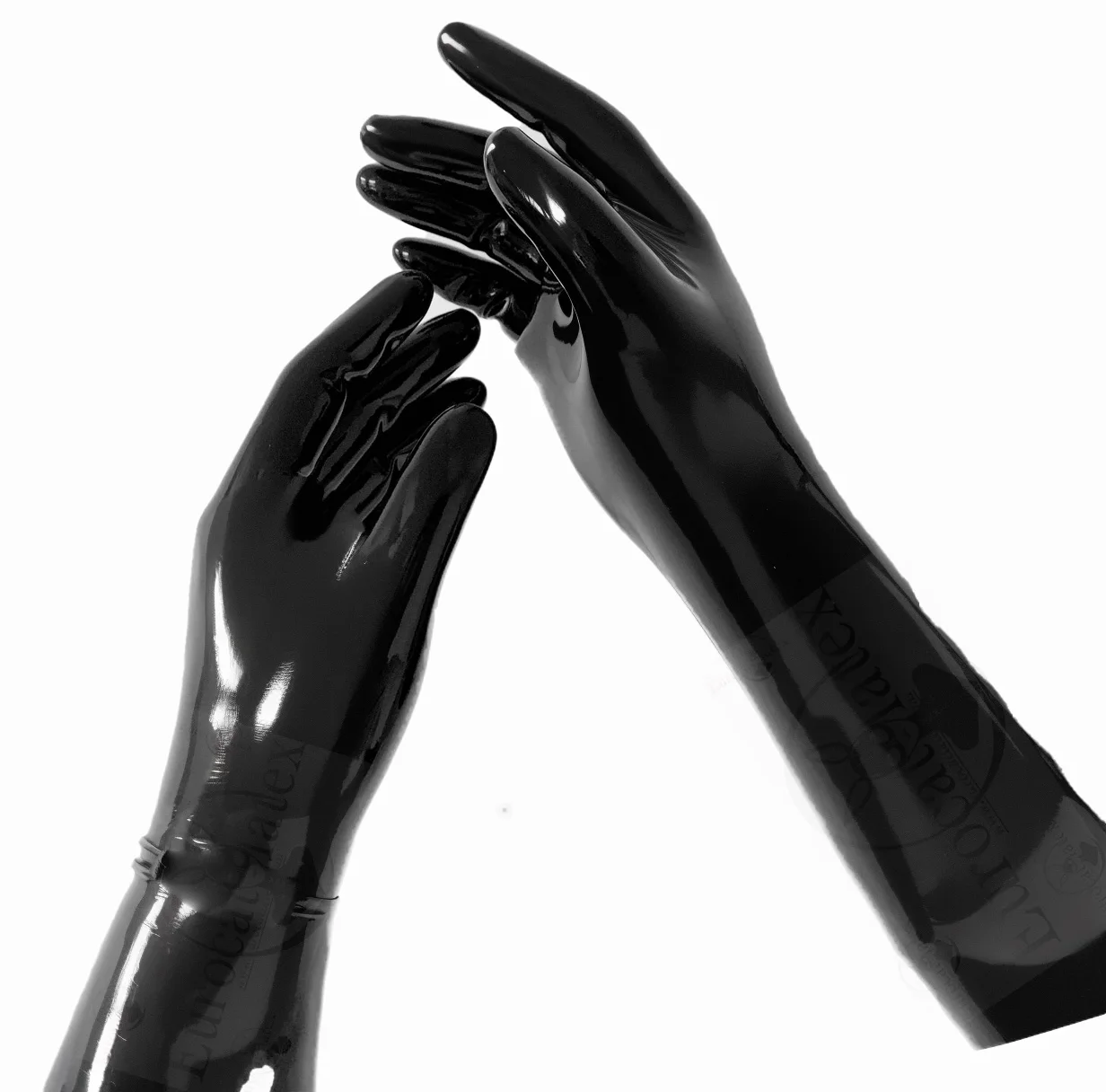 Formal Wear Gloves Men - Látex fetiche homem luvas capuz de