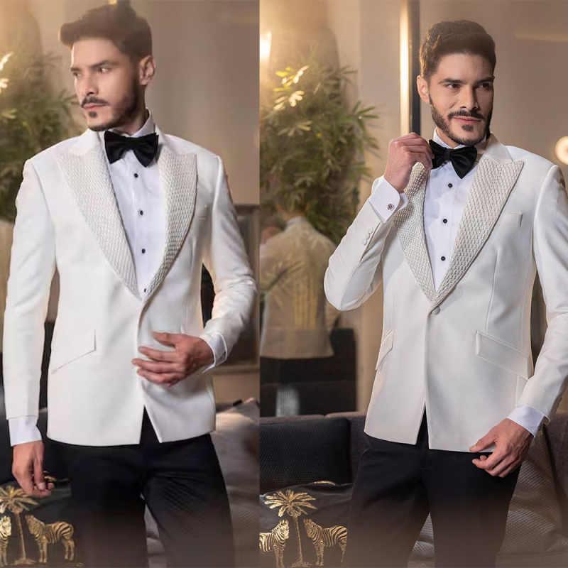Men'S Formal Wear No Suit - Clássico masculino ternos único breasted 2