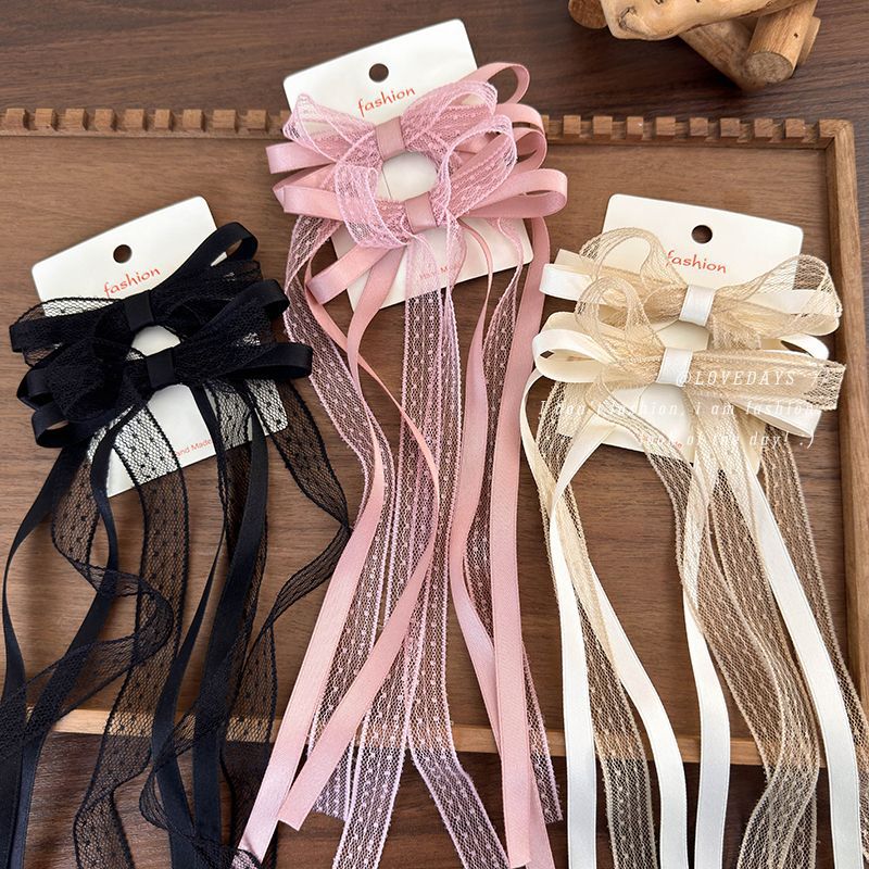 Satin Bow Tie - 2 pçs/set laço fita de cetim