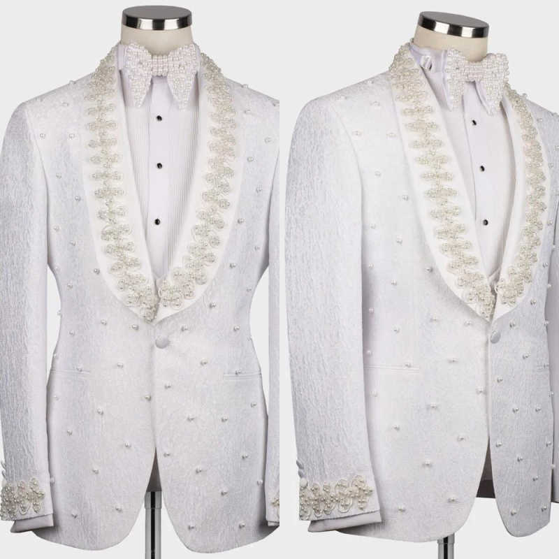 Men'S Formal Wear No Suit - Ternos Masculinos Brancos para Casamento: Blazer