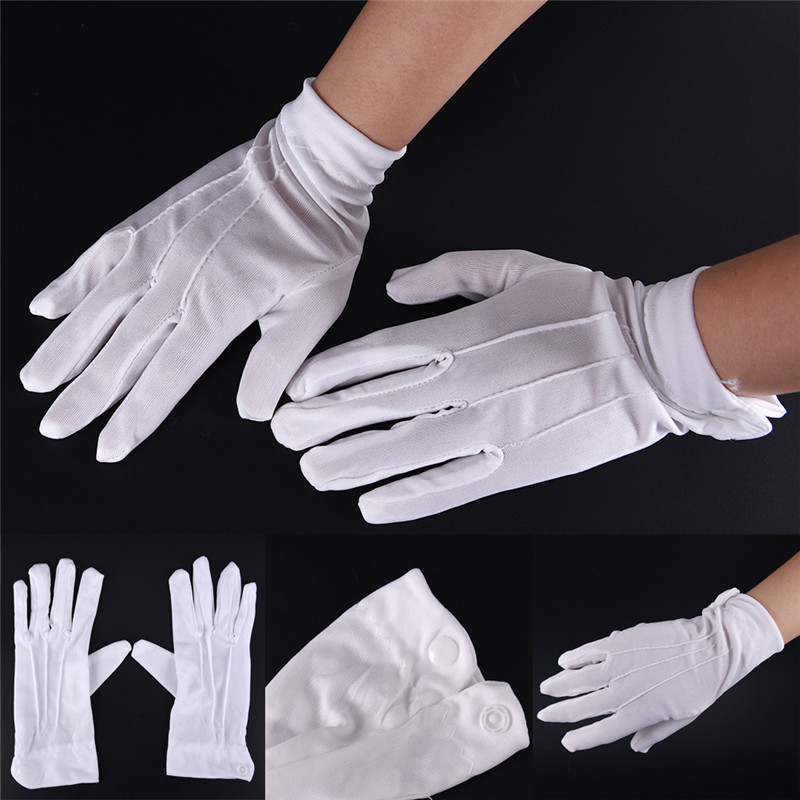 Formal Wear Gloves Men - Design de moda 1 par branco