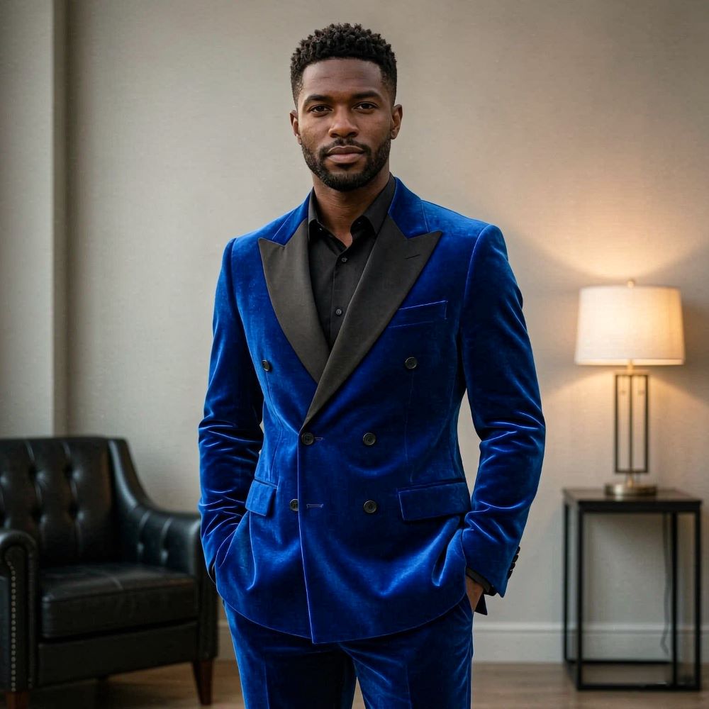 Ternos de Veludo Formais Mascu - Men Formal Wear Fashion avaliação e preço