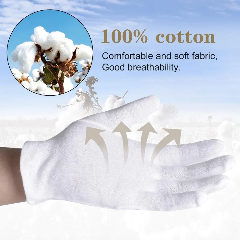 1 par de Luvas Brancas de Algo - Formal Wear Gloves Men avaliação e preço