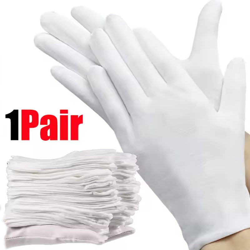 1 par de Luvas Brancas de Algo - Formal Wear Gloves Men avaliação e preço