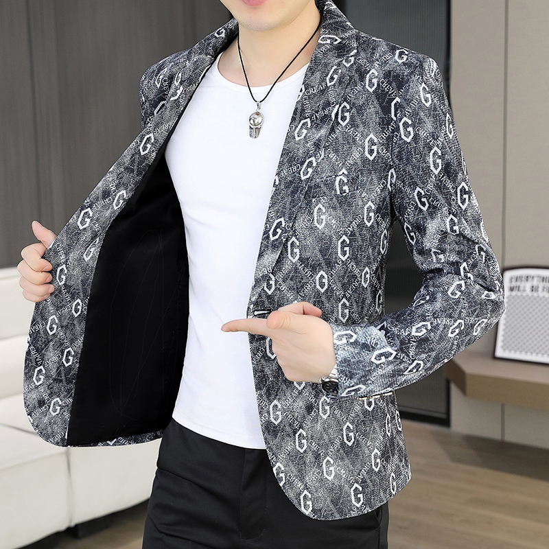 Blazer Masculino 2026 Outono/I - Men Formal Wear Fashion avaliação e preço