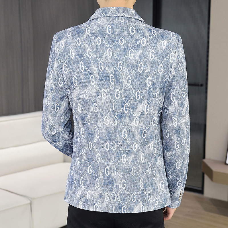Blazer Masculino 2026 Outono/I - Men Formal Wear Fashion avaliação e preço