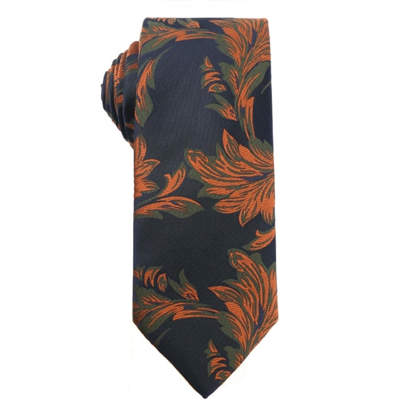 Gravata listrada flores vintag - Men Formal Wear Green avaliação e preço