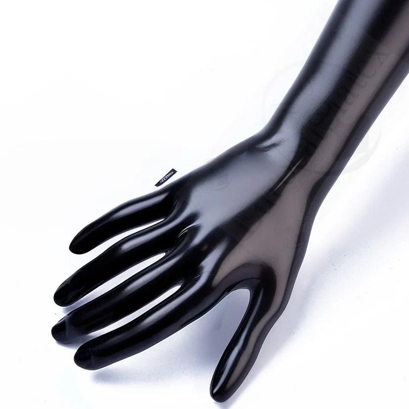 Látex fetiche homem luvas capu - Formal Wear Gloves Men avaliação e preço
