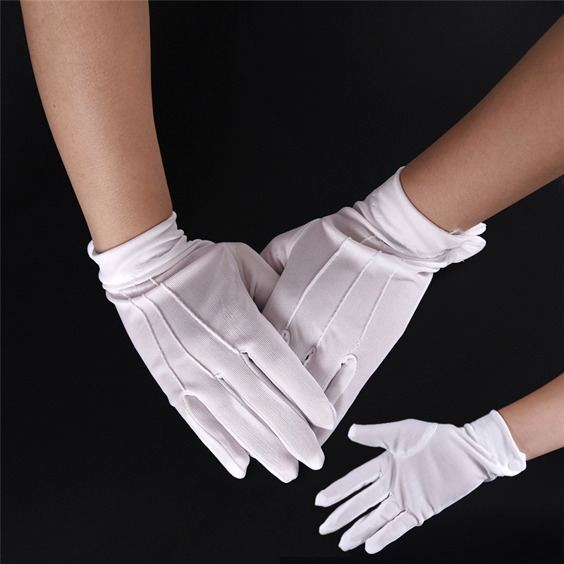 1 par branco luvas formais hom - Formal Wear Gloves Men avaliação e preço