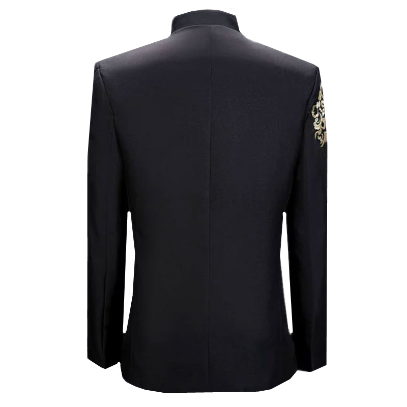 Novo Blazer Masculino Bordado  - Men'S Vintage Formal Wear avaliação e preço
