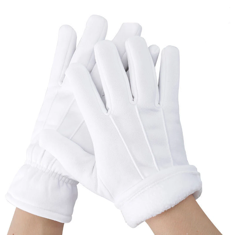 Homens branco mais quente luva - Formal Wear Gloves Men avaliação e preço