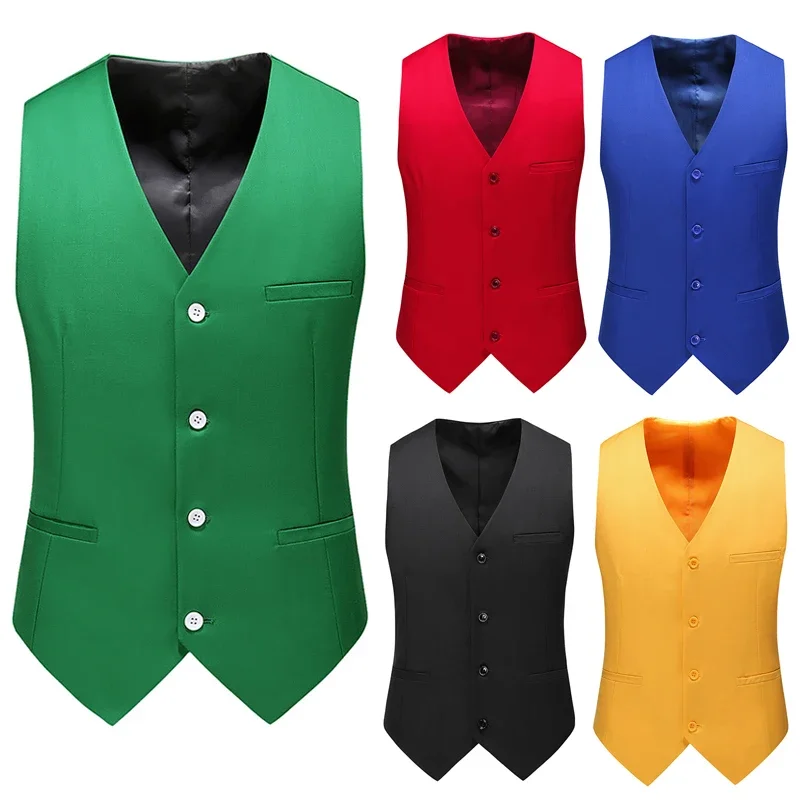 17 cores boutique moda casual  - Men Formal Wear Vest avaliação e preço
