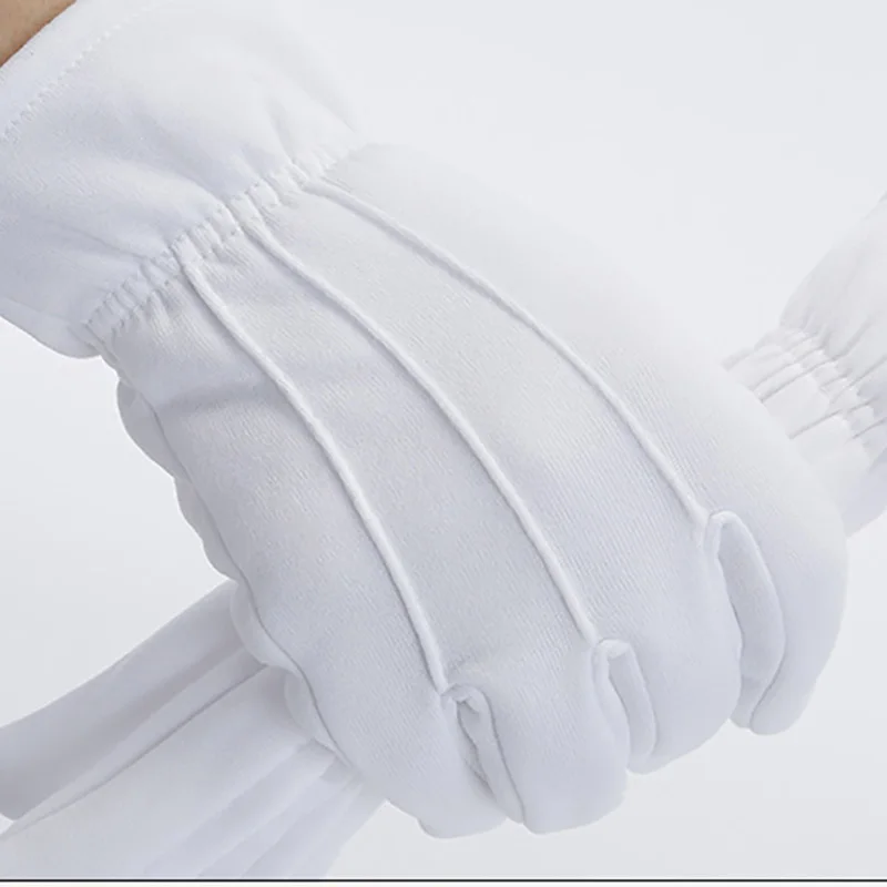 1 par branco luvas formais inv - Formal Wear Gloves Men avaliação e preço