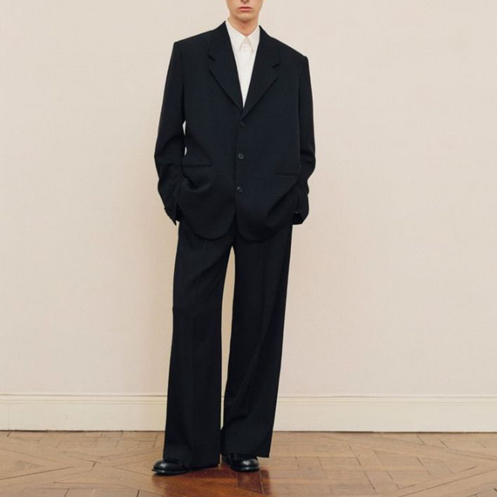 Conjunto de terno preto oversi - Men Formal Wear Fashion avaliação e preço