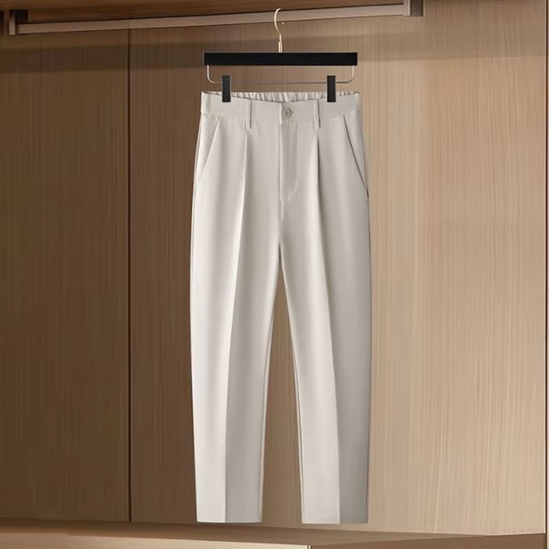 Calças Sociais Masculinas Slim - Korean Men Formal Wear avaliação e preço