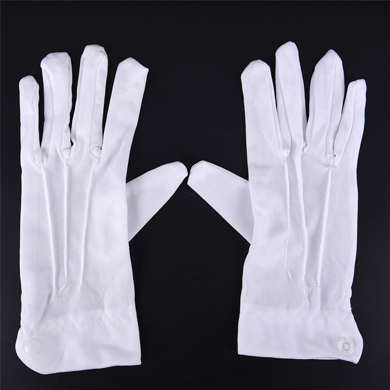 Design de moda 1 par branco lu - Formal Wear Gloves Men avaliação e preço