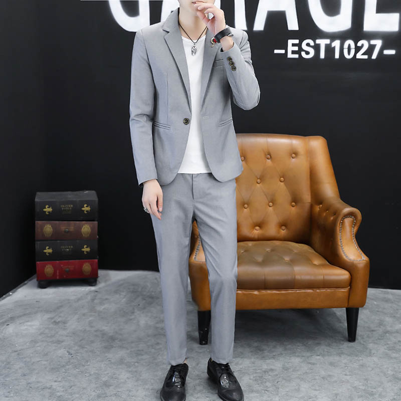 Jaqueta Masculina Estilosa e M - Korean Men Formal Wear avaliação e preço