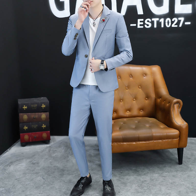 Jaqueta Masculina Estilosa e M - Korean Men Formal Wear avaliação e preço